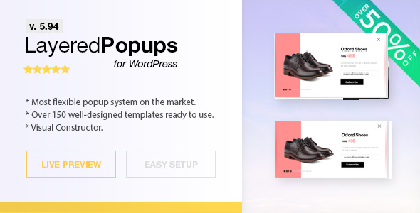 افزونه پاپ باکس حرفه ای وردپرس Layered Popups for WordPress v5.94